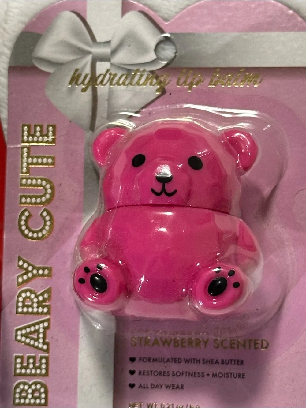 🧸 Beary Cute Hydrating Teddy Bear Lip Balm 2pc Set 🧸